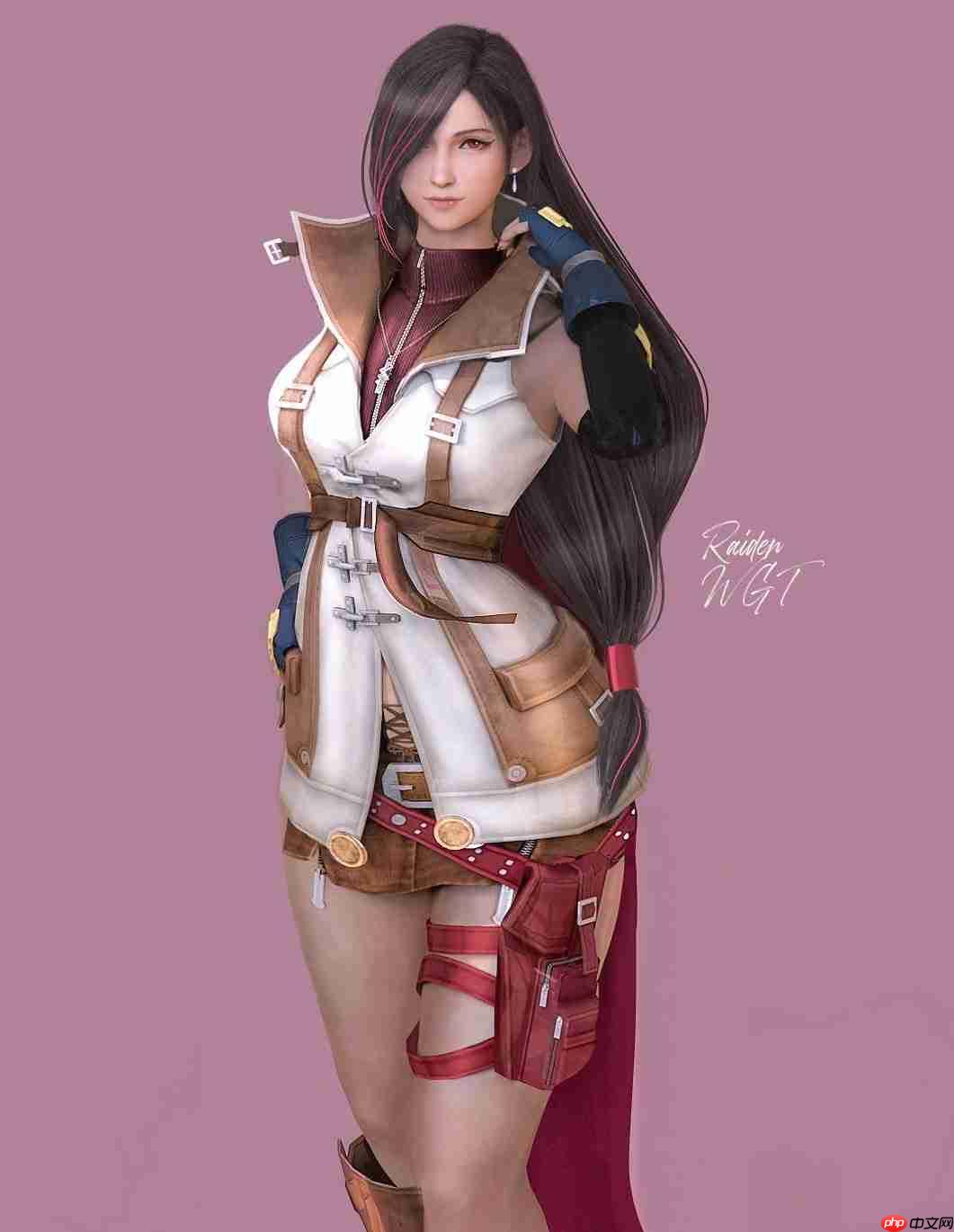 《最终幻想7》蒂法新3D美图赏 这好身材谁不喜欢看