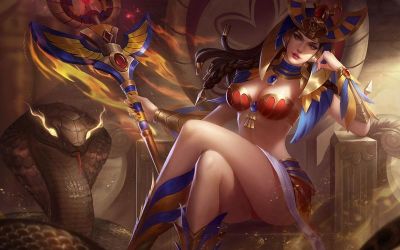 《英魂之刃》埃及艳后技能解析，尽显女王的智慧包括魅力，带你领略沙漠中的战斗魅力