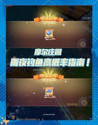 捕捉青鱼不再难摩尔庄园手游青鱼钓点大公开，快来找到你的水中精灵