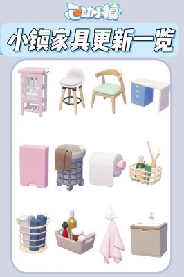 《心动小镇手游》新增家具一览，办公风格引领时尚潮流，价格包括设计一网打尽