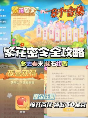 《摩尔庄园》新玩法简介：轻松获取繁花密令攻略，助你成为游戏高手的必备指南