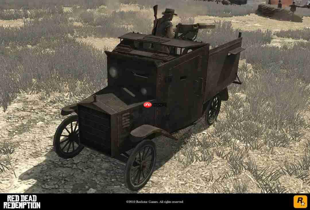前R星员工公开《荒野大镖客：救赎》早期开发画面截图