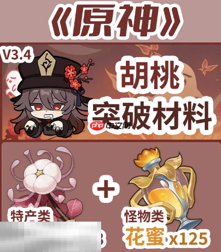 原神胡桃突破素材在哪 升级素材获取位置一览