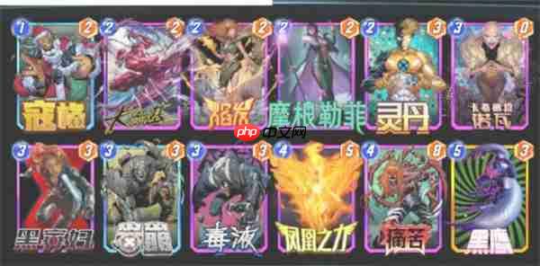 漫威终极逆转不死神鹰卡组玩法搭配