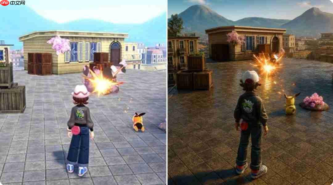 这不是我们想要的! 网友ai真实化《宝可梦z-a》画面反遭嘲讽