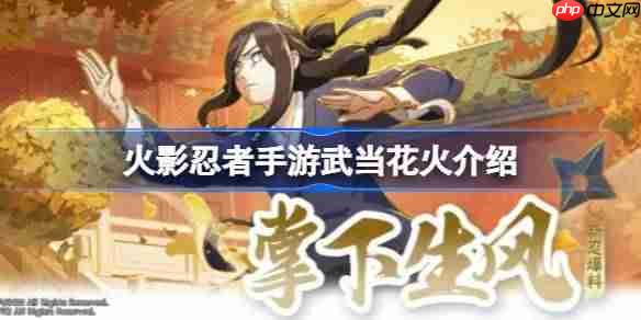 火影忍者手游武当花火技能怎么样-火影忍者手游武当花火介绍