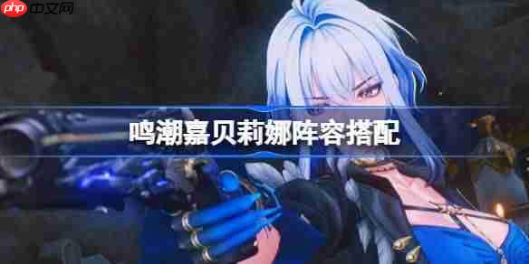 鸣潮嘉贝莉娜阵容搭配-鸣潮嘉贝莉娜怎么配队