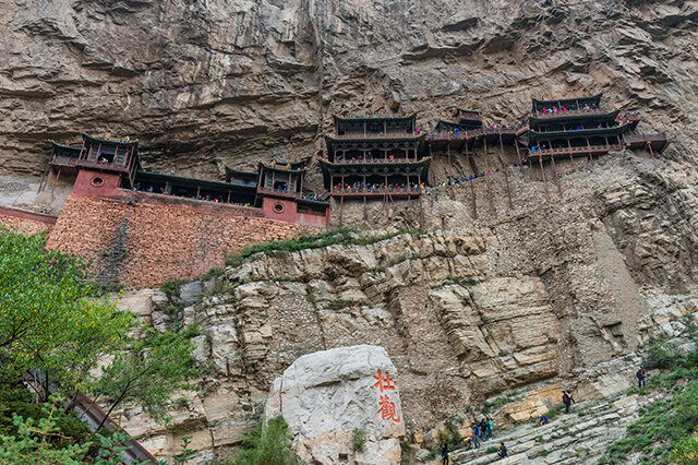 中国十大最险庙宇