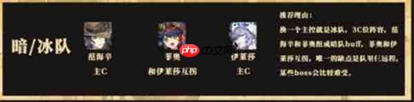 辉烬冰队搭配指南