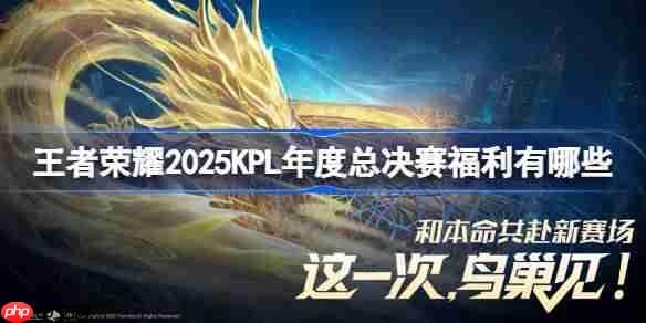 王者荣耀2025kpl年度总决赛福利有哪些-2025kpl年度总决赛版本福利大全