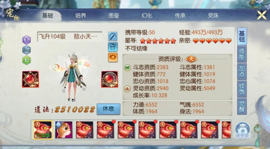 诛仙手游宠物技能怎么学4个