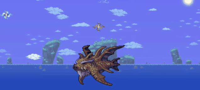 泰拉瑞亚灾厄大狂鲨鳞怎么获得