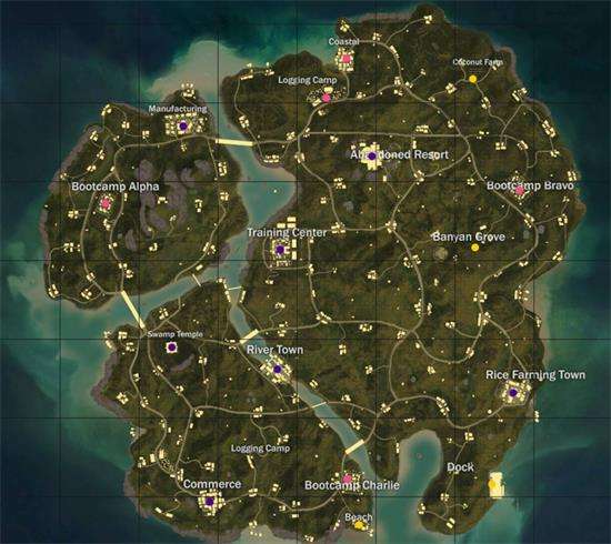 绝地求生如何分辨位置