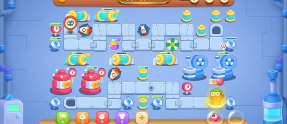 保卫萝卜3工厂第39关怎么过