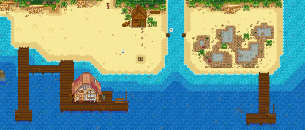 星露谷物语的沙滩在哪里