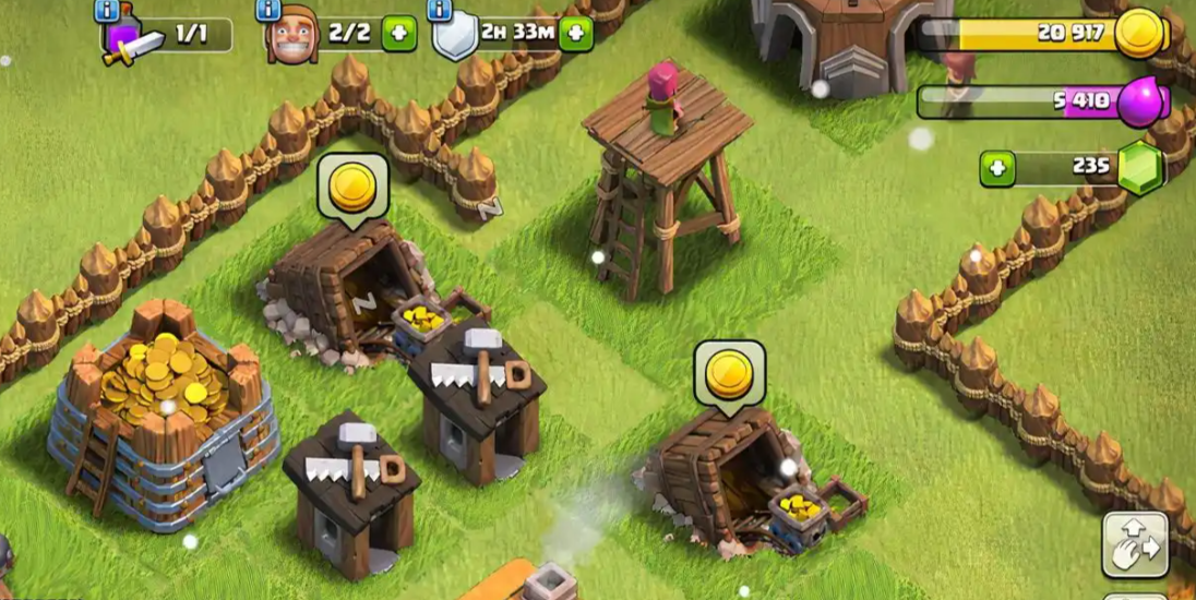 部落冲突怎么抢金币