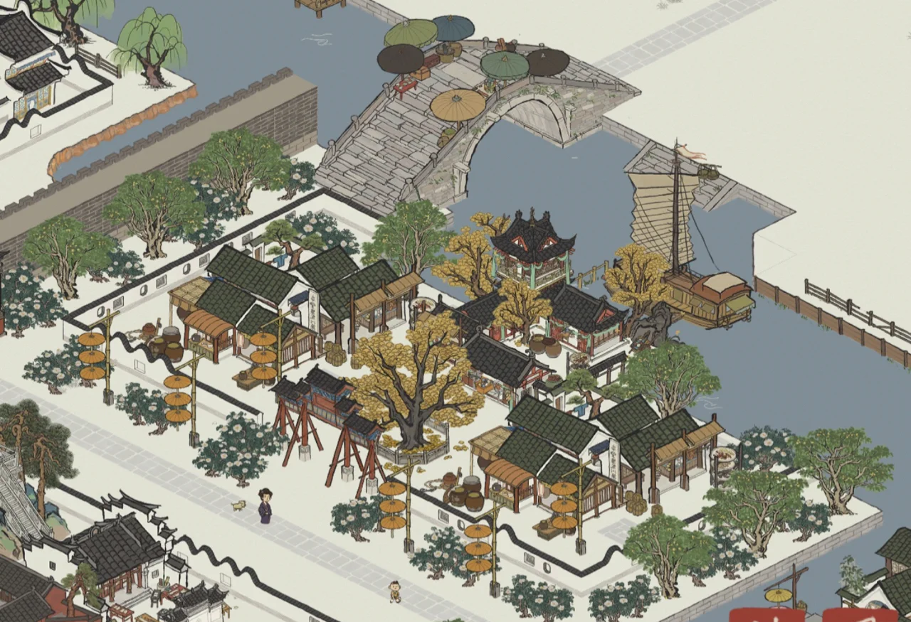 江南百景图如何买建筑