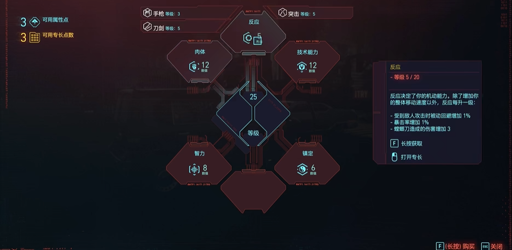 赛博朋克2077用枪怎么加点