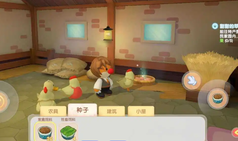 摩尔庄园母鸡怎么梳毛