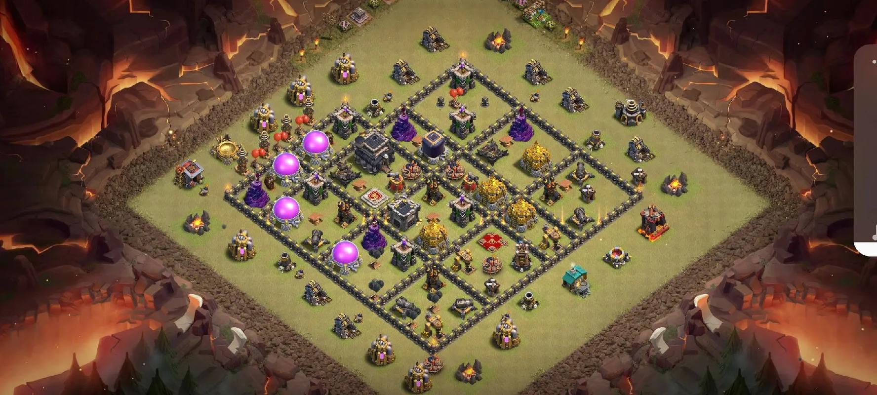 部落冲突九本如何布局