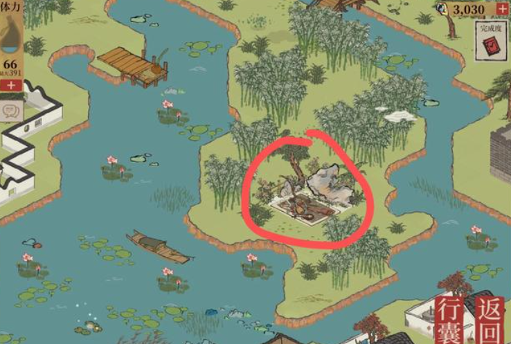 江南百景图探险哪个图有泥土