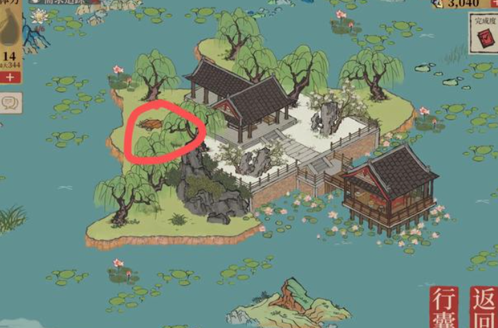 江南百景图探险哪个图有泥土