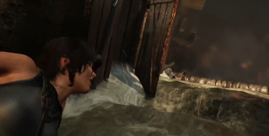 古墓丽影11洪水爬墙怎么过