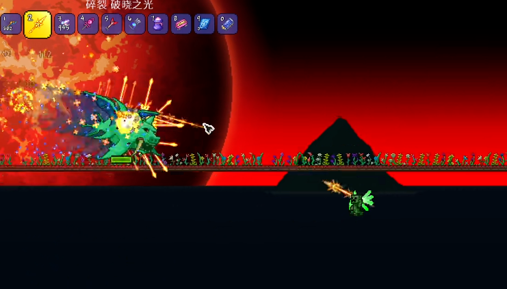 泰拉瑞亚怎么用铁轨打法打猪鲨