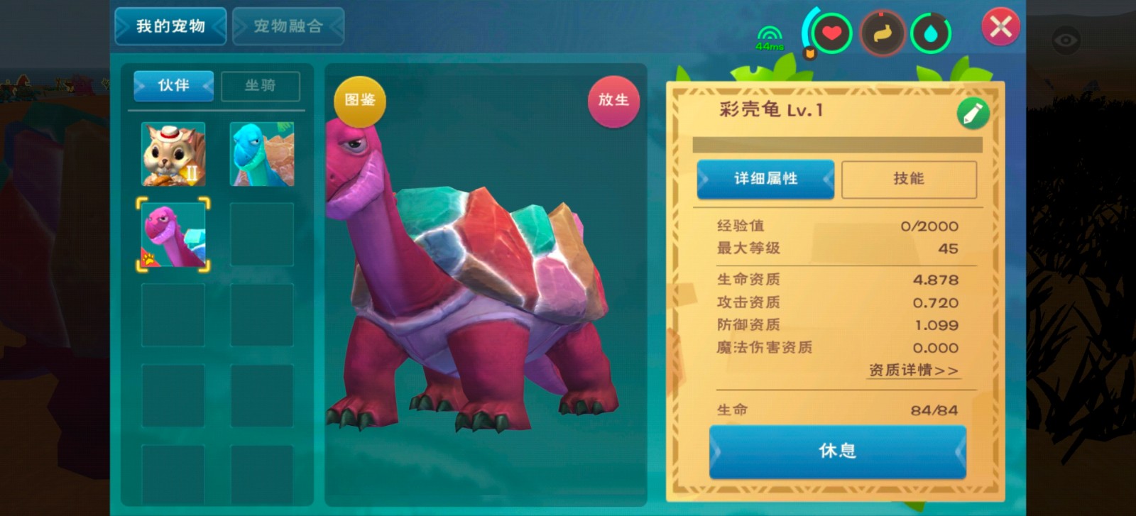 创造与魔法火龟吃什么